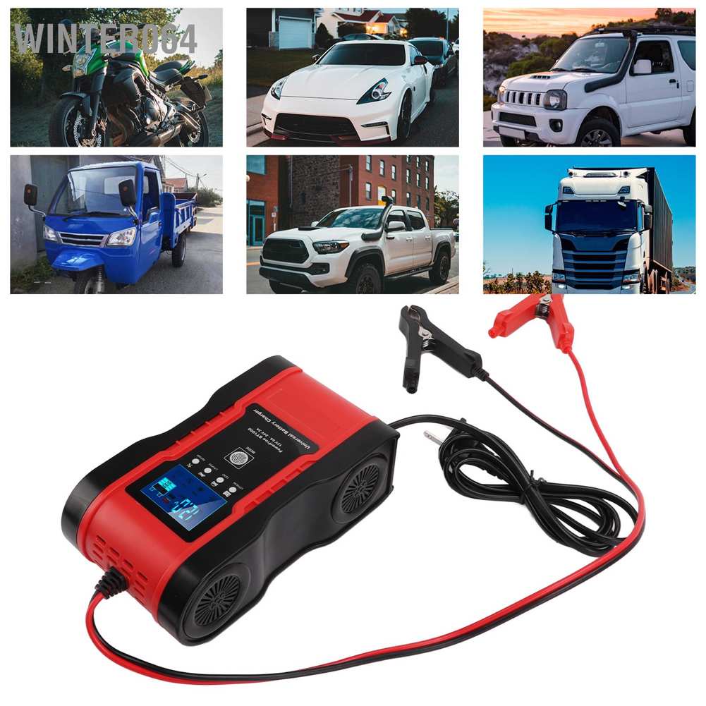 Máy phân tích phát điện kiểm tra pin xe hơi xe tải SUV thông minh kỹ thuật số 12V 100-250V