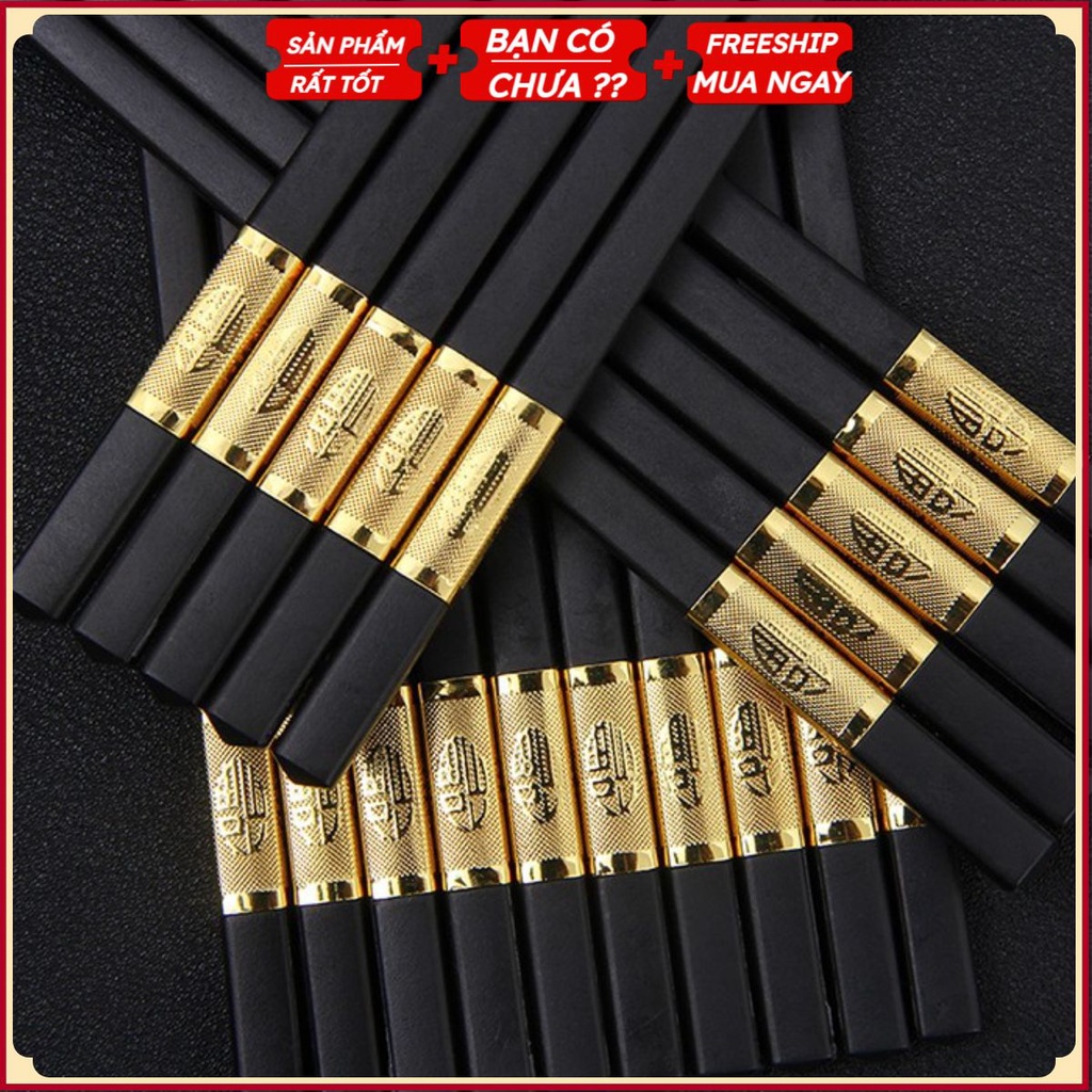 #Đôi Đũa HỢP KIM Bàn Ăn Gia Đình Sang Trọng, Bền Bỉ