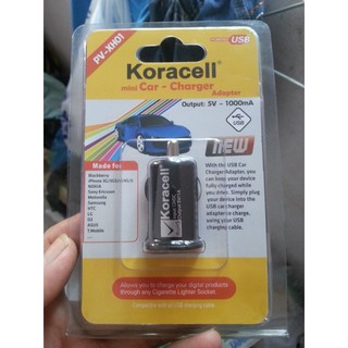 cóc sạc xe hơi koracell