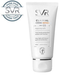 (CHÍNH HÃNG CÔNG TY VIỆT NỮ ) KEM CHỐNG NẮNG SVR CHO DA NÁM CLAIRIAL Crème SPF 50+