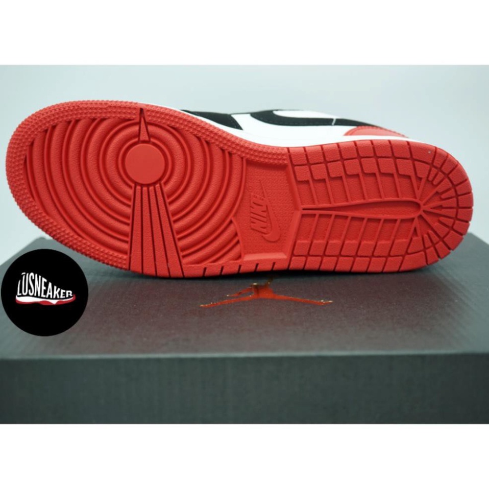 Giày Jdan Đỏ Đen ,Sneaker nam nữ đủ size/ Giầy jodan 1 cổ thấp đỏ đen F12 | BigBuy360 - bigbuy360.vn