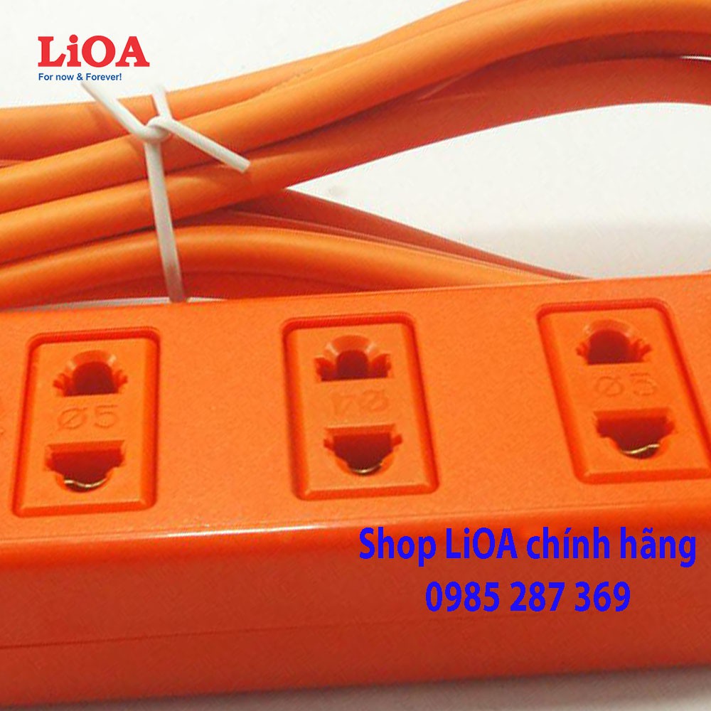 Ổ Cắm Điện LIOA 3 Ổ Công Suất Lớn Chịu Tải 3 Nồi Lẩu S3TC 3m