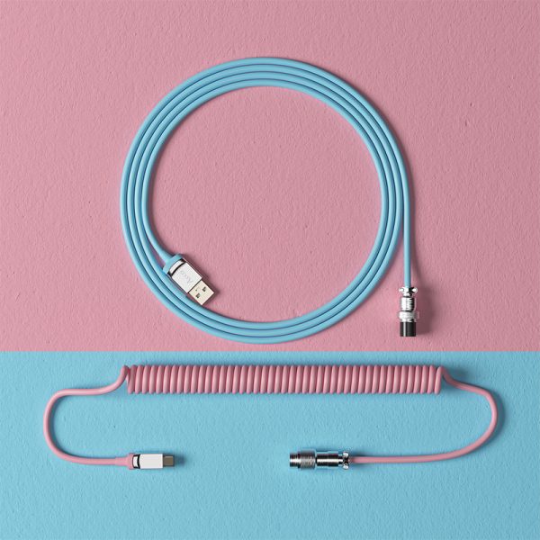 Akko - Coiled Aviator Cable - Cáp chính hãng Akko cho bàn phím máy tính và điện thoại chuẩn USB-C