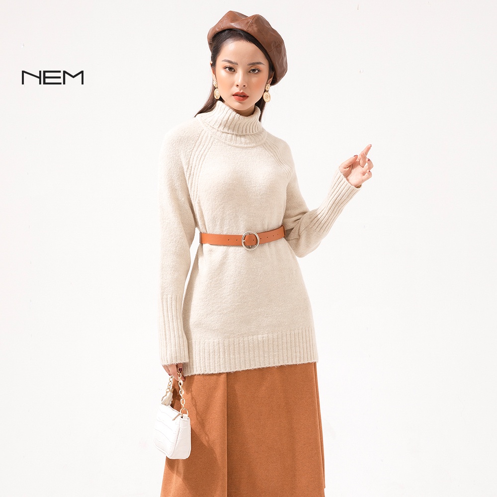 Áo len nữ cao cổ thiết kế NEM Fashion AL62236