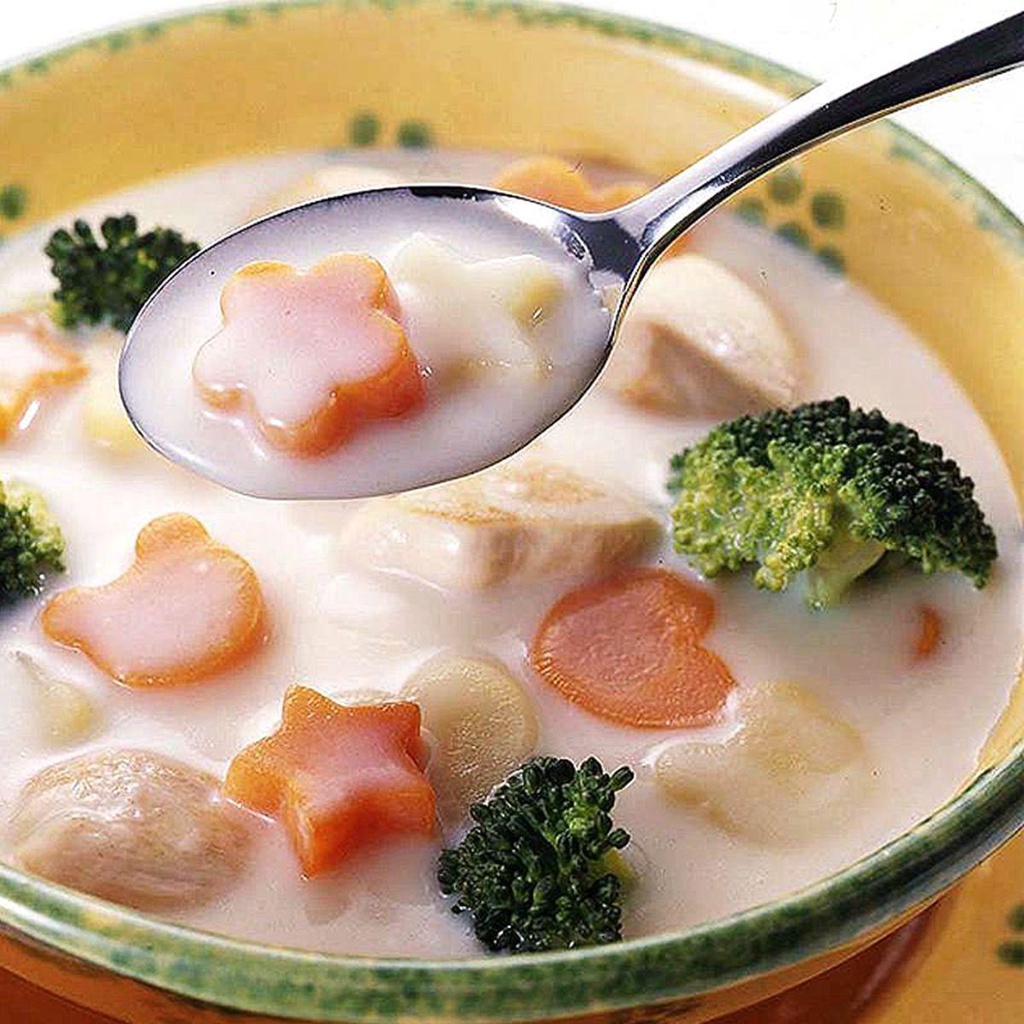 Ifolas Khuôn Cắt Tạo Hình Trái Cây Bằng Thép Không Gỉ Tay Cầm Bằng Gỗ