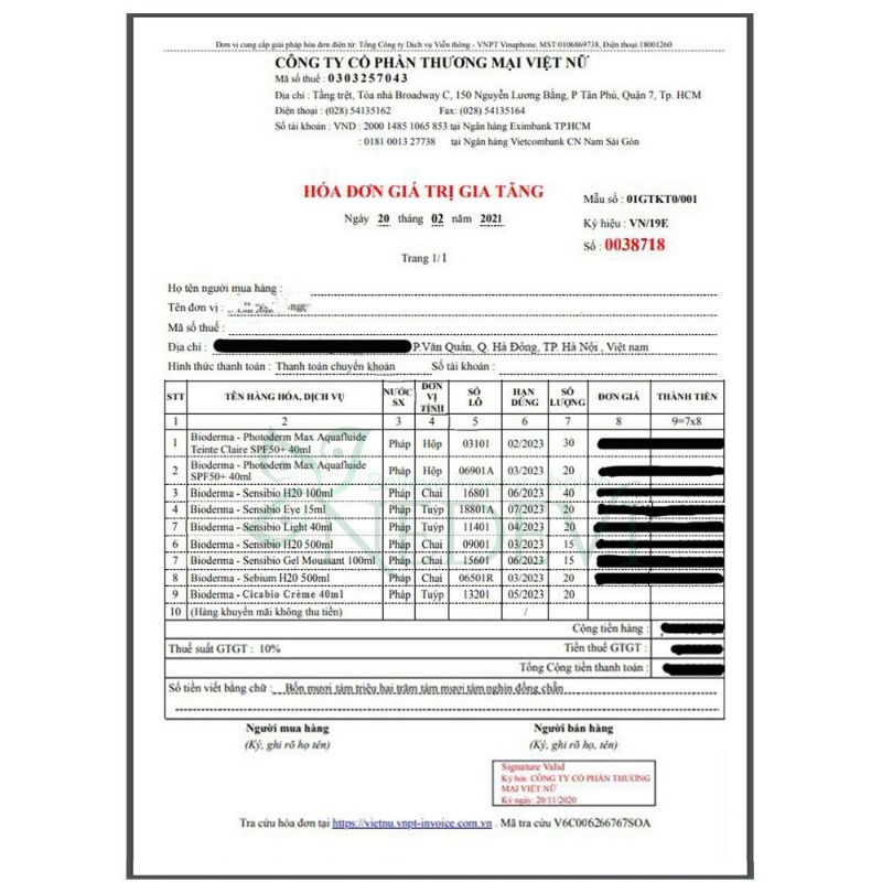 Nước tẩy trang Bio 500ml