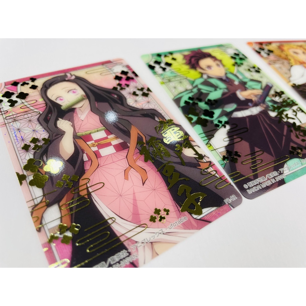 Thanh gươm diệt quỷ, Kimetsu no Yaiba BANDAI, Hộp Thẻ nhân vật Kính màu ghép VOL2, 1 hộp/20 gói