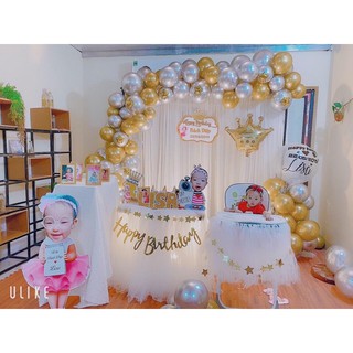 Rèm Nhúng Trang trí sinh nhật