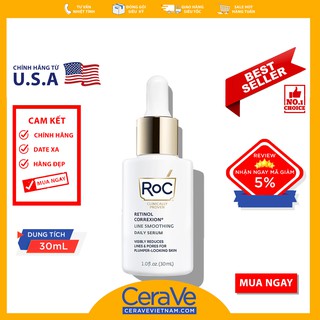 RoC Retinol Correxion Line Smoothing Daily Serum - Tinh chất thu nhỏ lỗ chân lông (30mL)