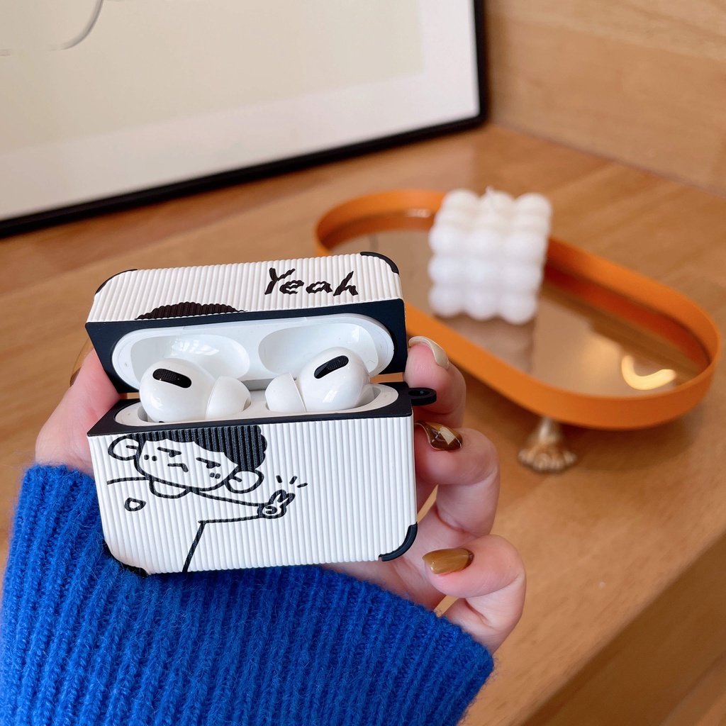 Ốp Hộp Đựng Tai Nghe Nhét Tai Bằng Da Cho compatible AirPods3 compatible AirPods 3rd) compatible AirPods3 compatible AirPods3 Pro compatible AirPods2Gd