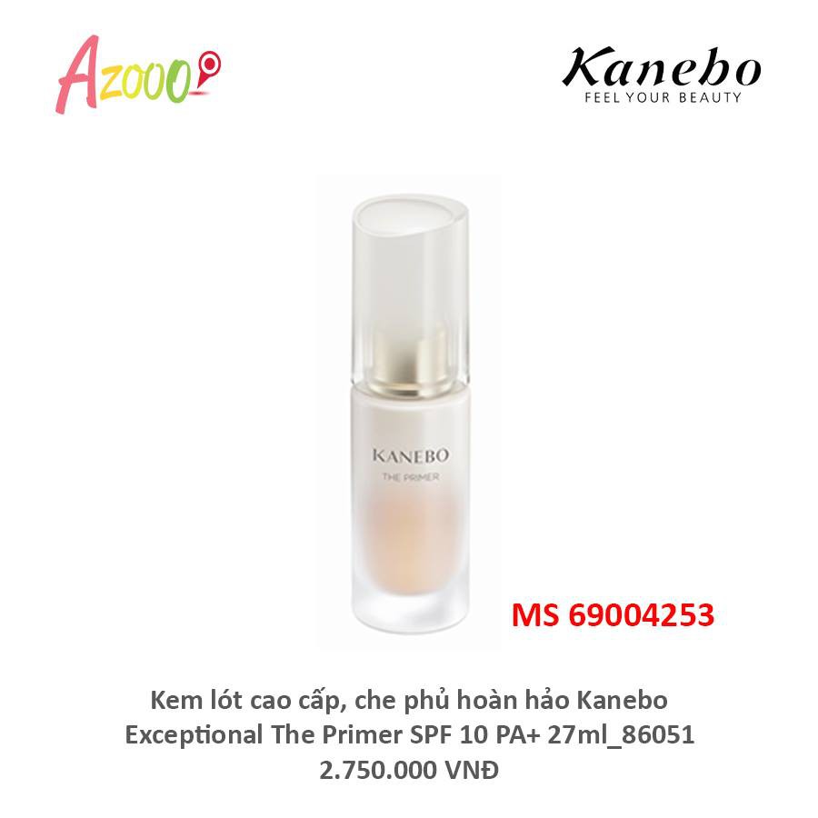 Kem lót cao cấp, che phủ hoàn hảo Nhật Kanebo Exceptional The Primer SPF 10 PA+ 27ml