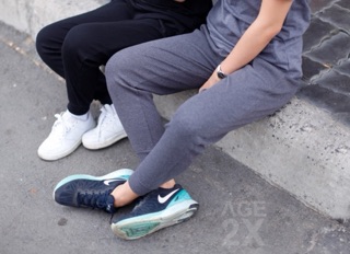 Quần jogger thun bo gân