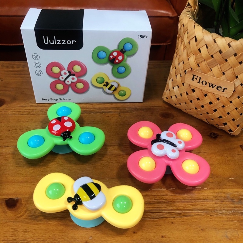 SET 3 CON QUAY CHONG CHÓNG DÍNH TƯỜNG CHO BÉ