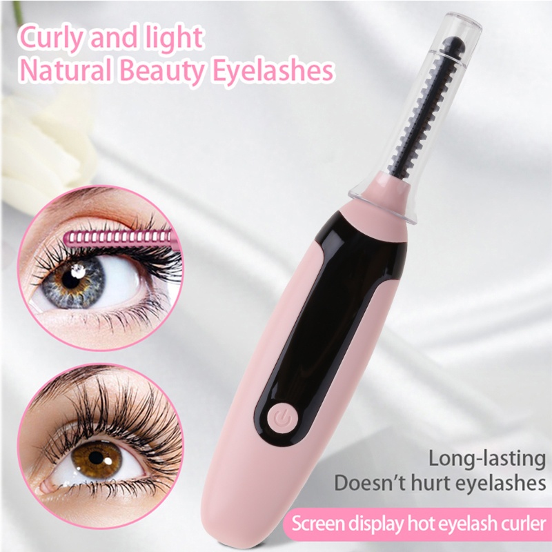 Máy Uốn Cong Lông Mi Chạy Điện Có Màn Hình LCD Hiển Thị