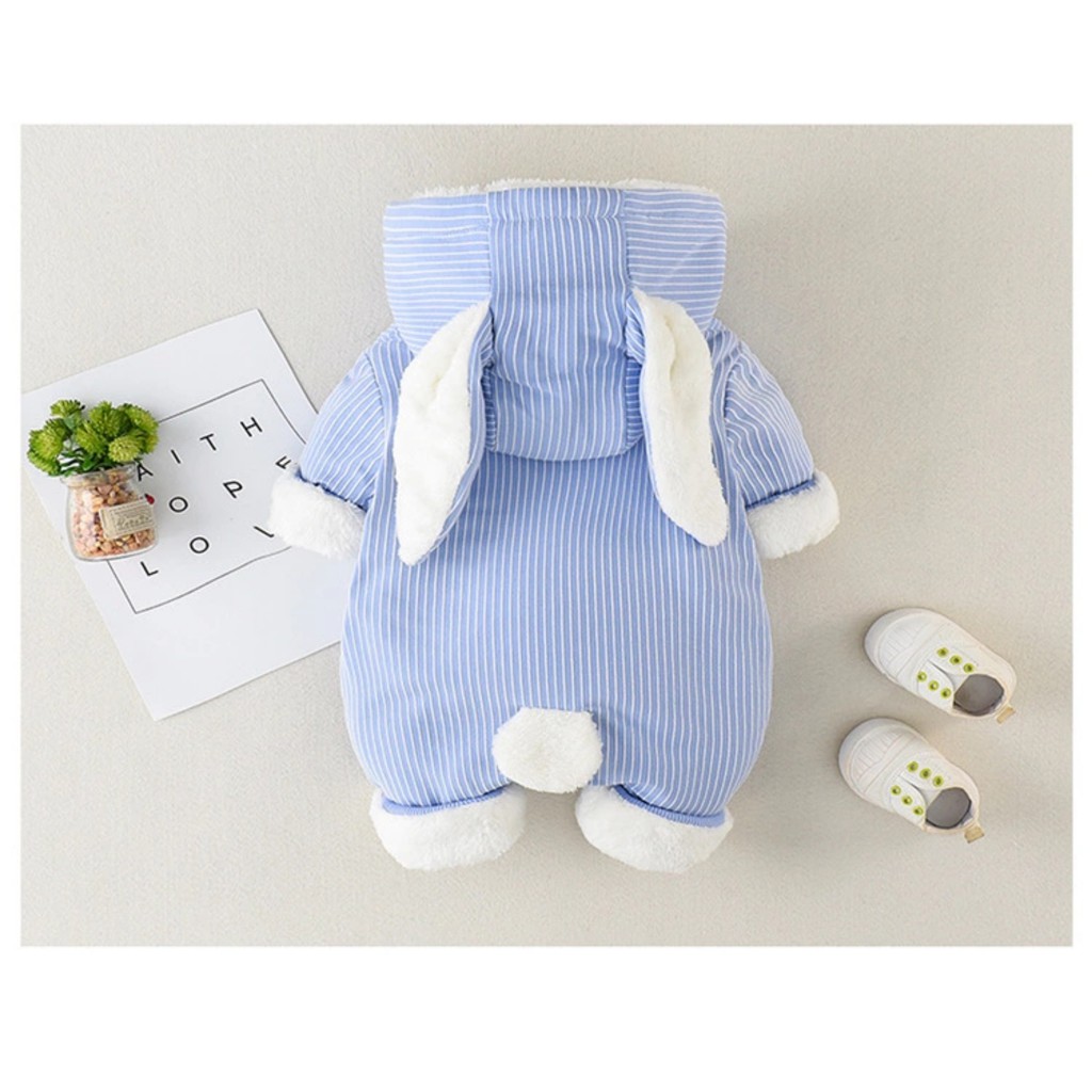 Body trần bông cho bé, mũ tai thỏ hàng xuất siêu đẹp - 𝐁𝐃𝟒𝟎