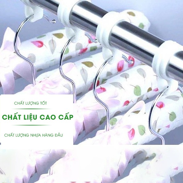 Móc treo quần áo phiển bản cải tiến 2021 loại móc cố định sào phơi đồ chắc chắn có kẹp chống gió chống bay