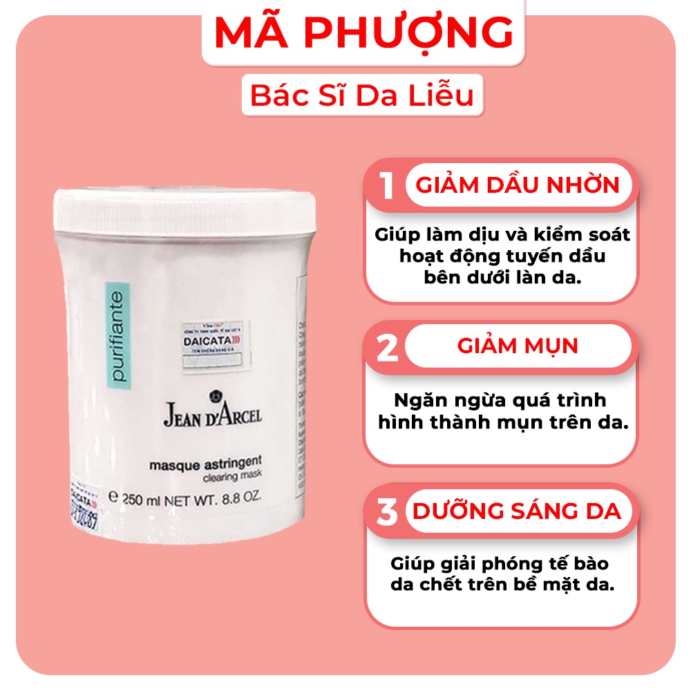 Mặt nạ hũ Jean D’arcel (250ml)