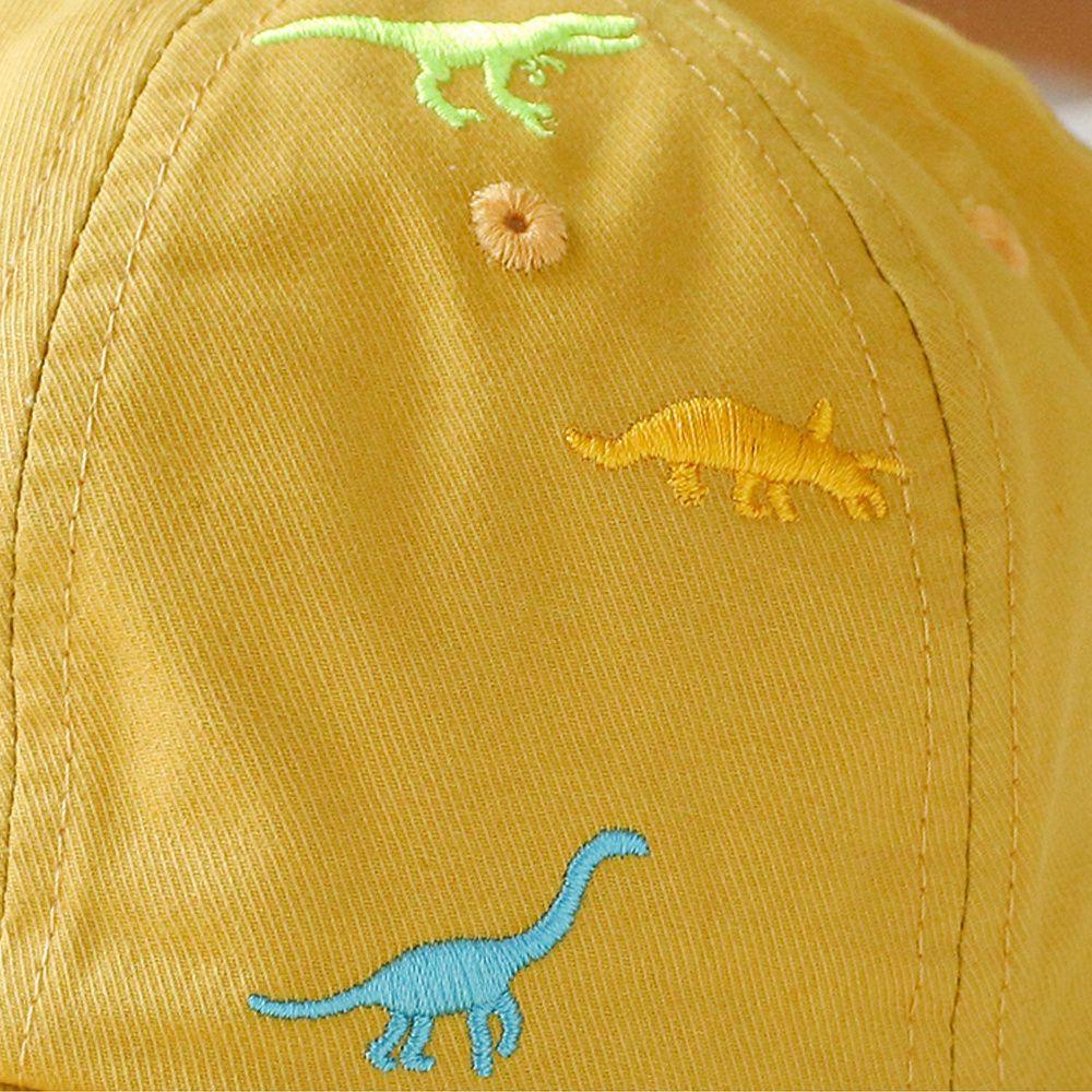 MELODG Mũ Lưỡi Trai Thêu Hình Khủng Long Thời Trang Mới Cho Bé 1-4 Tuổi