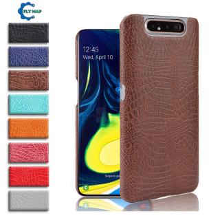 Ốp Lưng Nhựa Cứng Họa Tiết Da Cá Sấu Độc Đáo Cho Samsung Galaxy A80 A90 2019 Sm A805F Galaxya80 A 80 Sm-A805F / Ds Sm-A805F