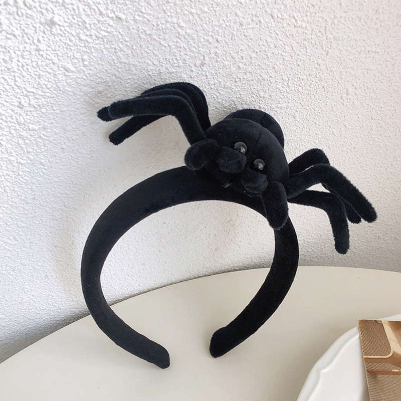 Băng Đô Cài Tóc Hình Bí Ngô / Nhện Hoạt Hình Phong Cách Punk Cho Nữ