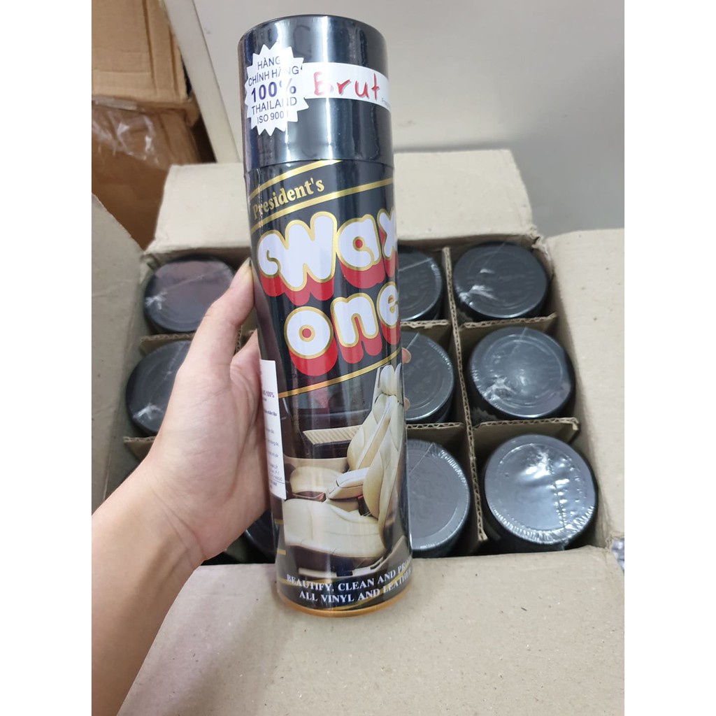 Chai xịt bóng da, bóng gỗ Wax One 450ml