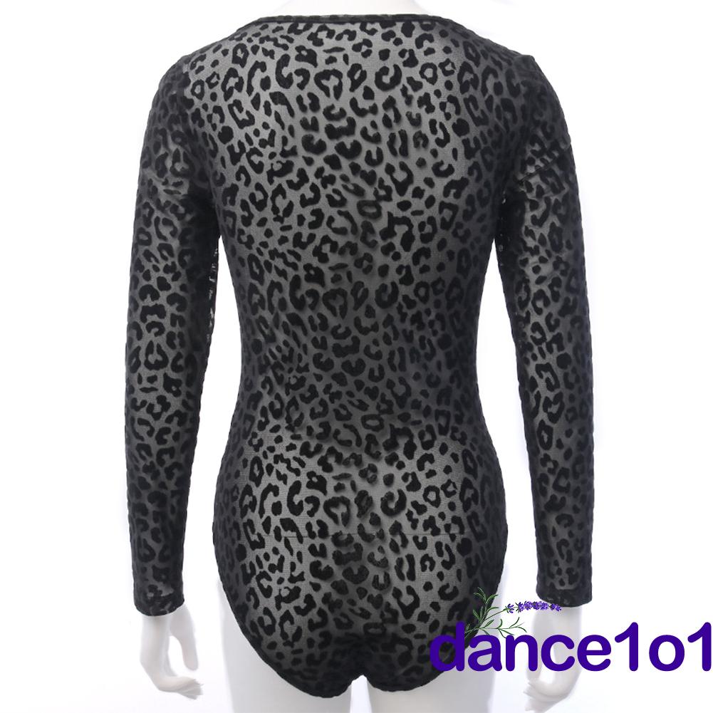 Bộ Bodysuit Lưới Xuyên Thấu Gợi Cảm Cho Nữ