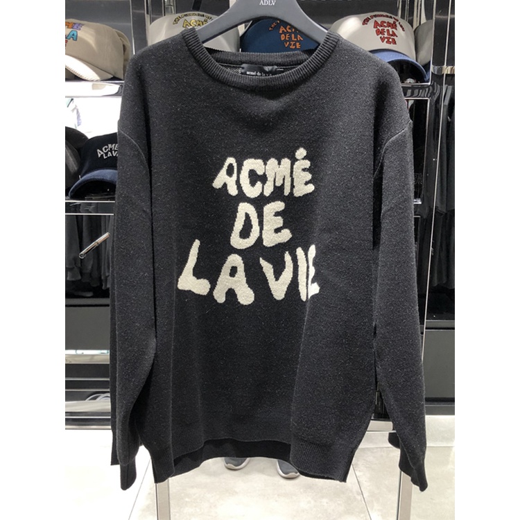 ADLV Áo nỉ tay dài in chữ trẻ trung thời trang nam nữ
