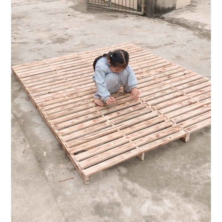 Tấm Gỗ Pallet/ Decor giường ngủ Hàn quốc/ Cao 10cm