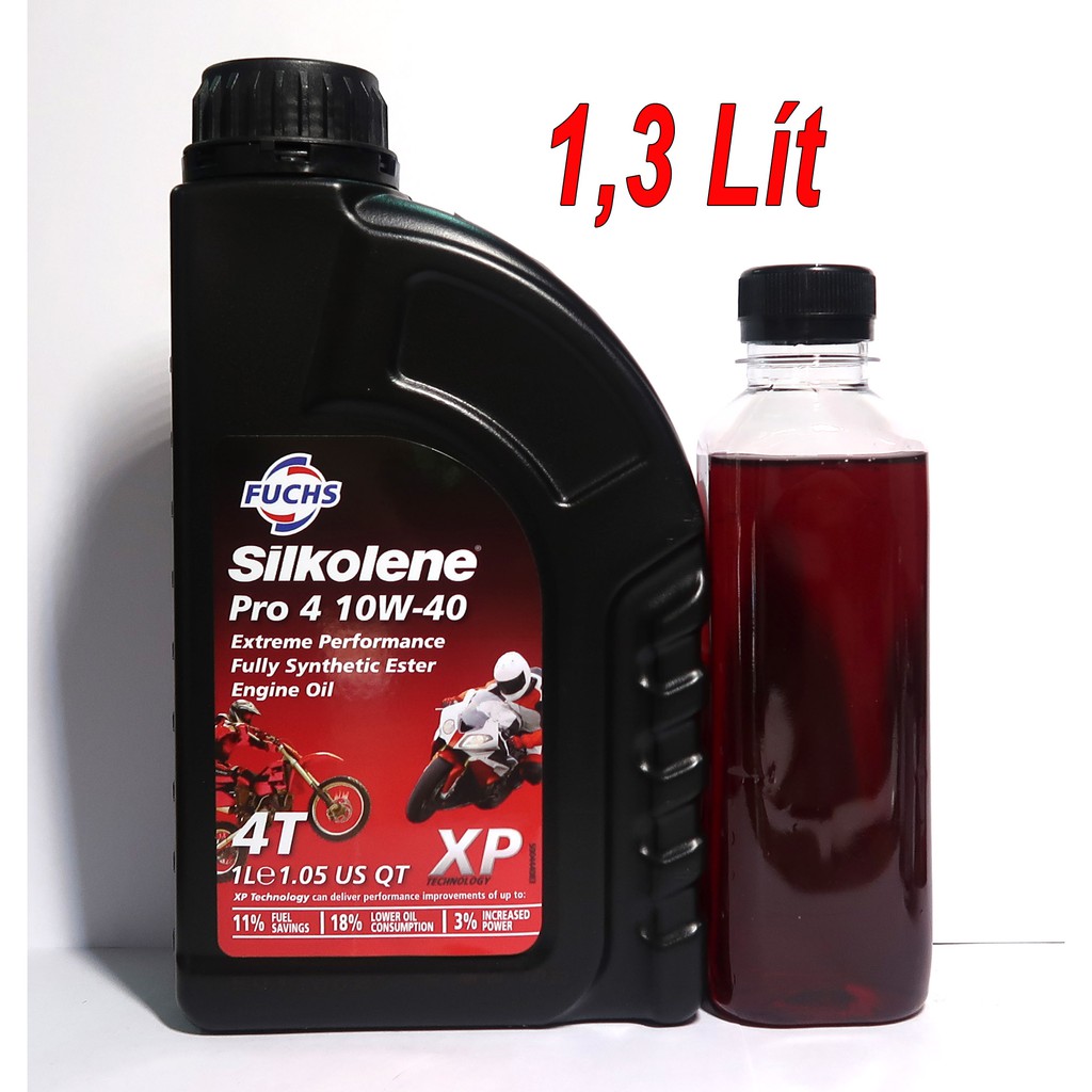 1,3L Nhớt Fuchs Silkolense 10W40 Gốc Ester - CHÍNH HÃNG