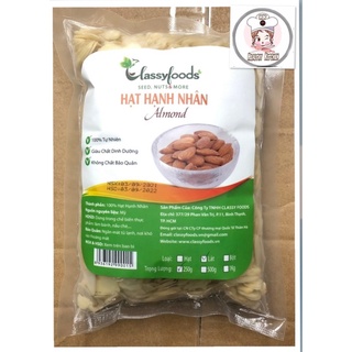Hạnh nhân lát mỹ classy food 250gr làm chè khúc bạch, làm bánh,..