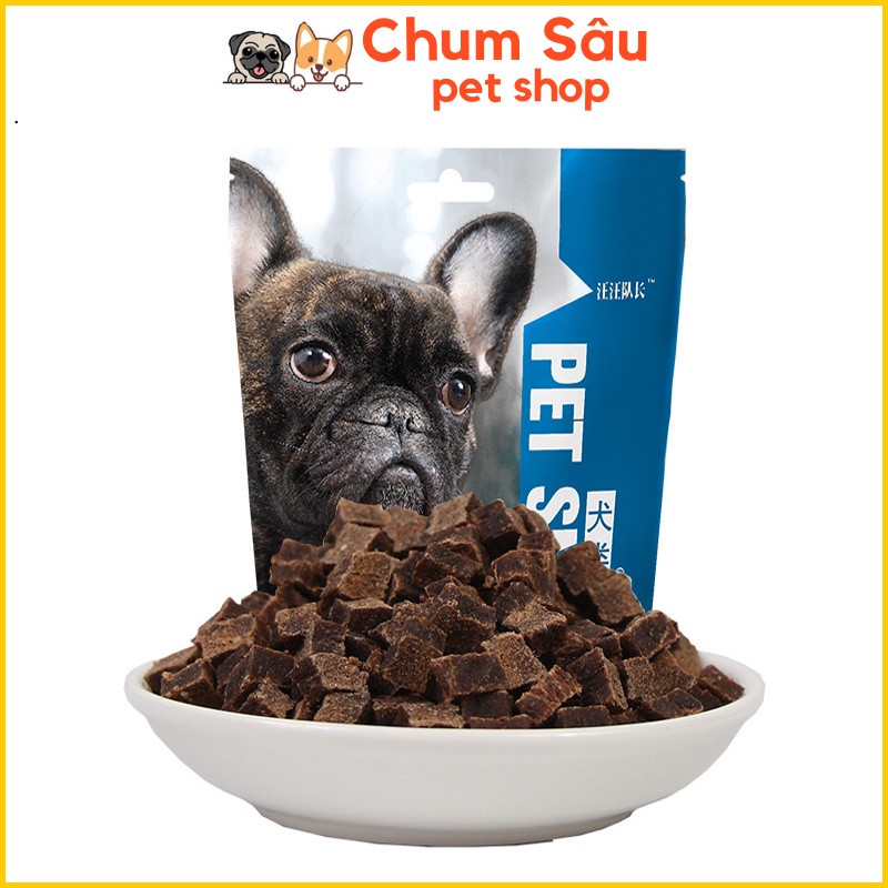 Viên gà tươi sấy khô nguyên chất Captain (500gr) Bánh thưởng cho chó