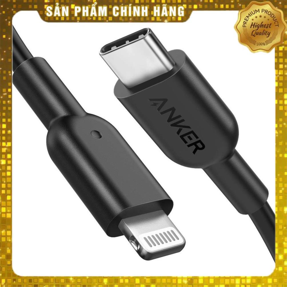 Dây cáp sạc siêu nhanh 87W Type-C PD 3.1 to Lightning dài 180CM hiệu ANKER Powerline+ II cho iPhone / iPad - Chính hãng