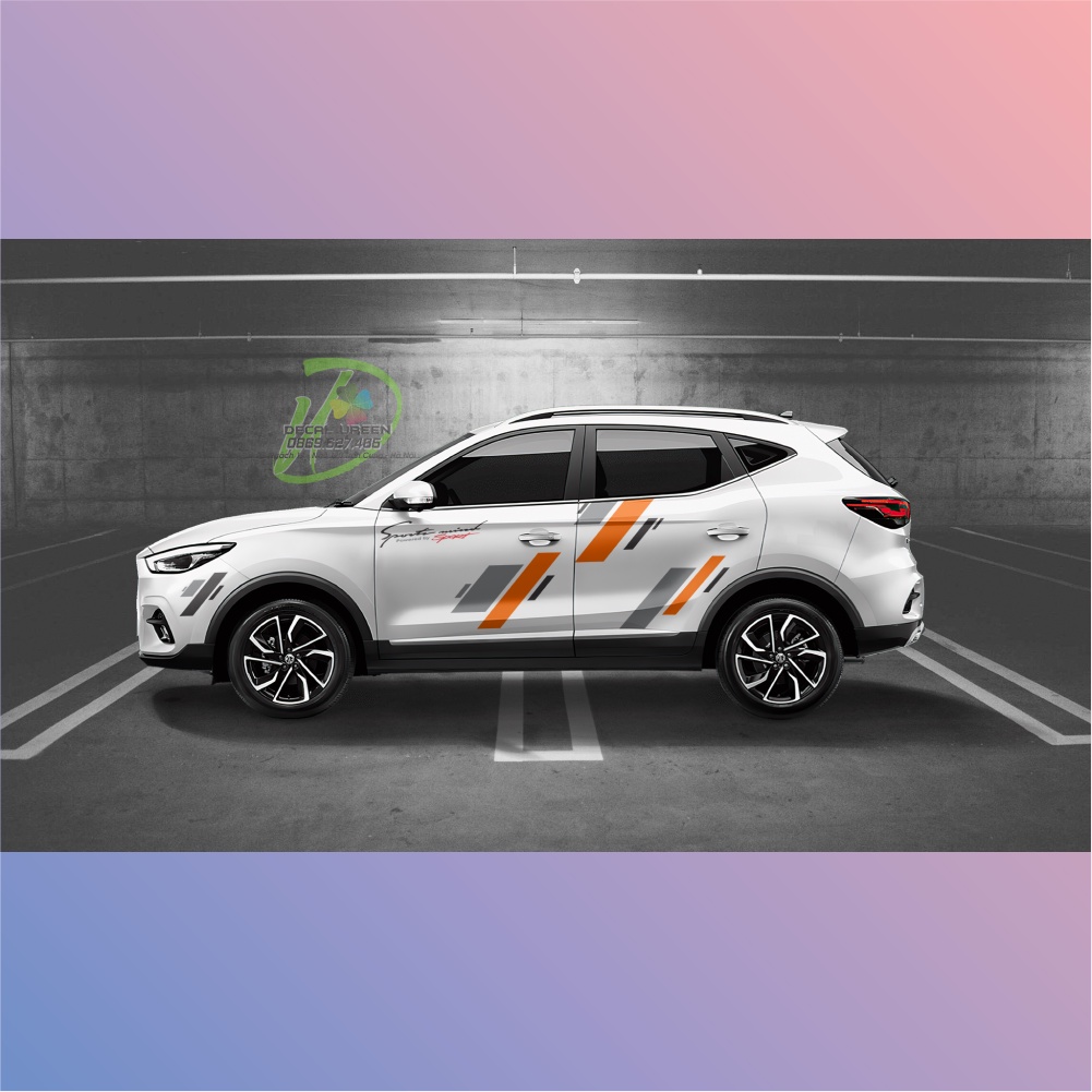 Decal Tem Xe MG ZS Mẫu 003