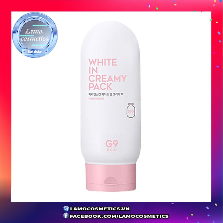 Kem Ủ Trắng Da Toàn Thân G9 Skin White In Creamy Pack Whitening Chính Hãng 100%