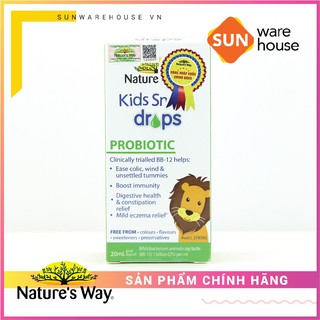 Men vi sinh Natures Way Kids Smart Drops Probiotic 20ml