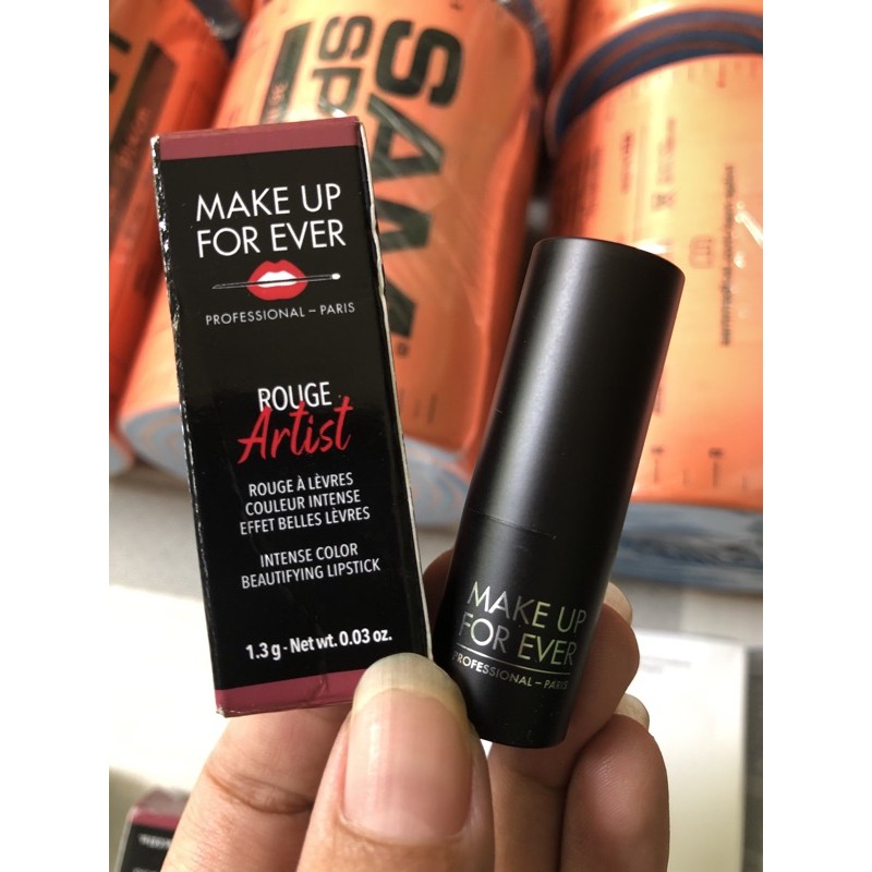💋 SON MINI SIZE MAKE UP FOR EVER 164 SASSY RHUNARB - Made in France💋