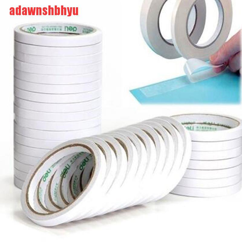 Cuộn Băng Keo Hai Mặt Màu Trắng Siêu Dính 5M / 8M
