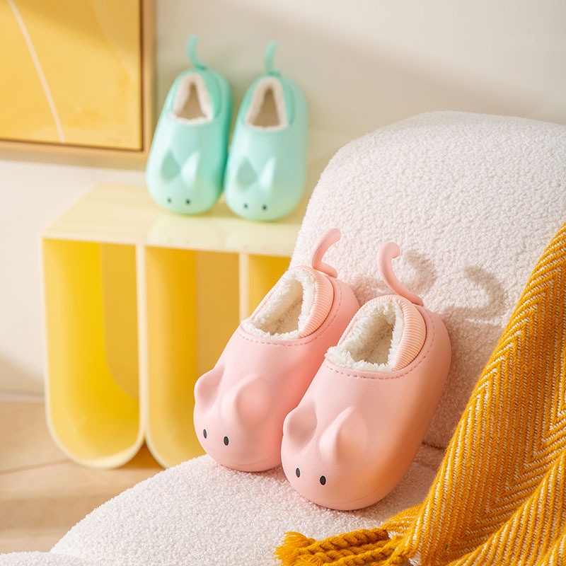 Hàng Mới Về Dép Cotton Đi Trong Nhà Chống Trượt Thời Trang Mùa Đông Cho Bé Pine241