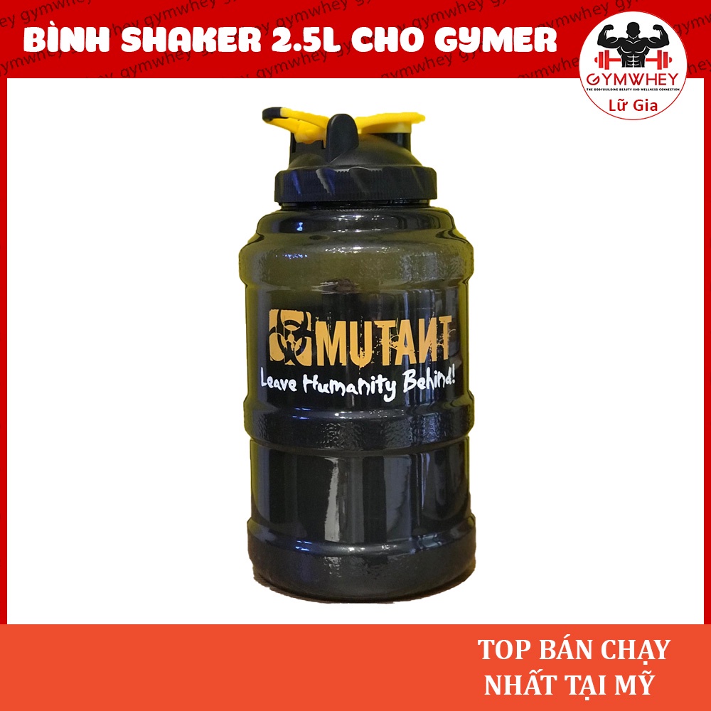 [GIÁ TỐT NHẤT] SHAKER MUTANT 1 ngăn 2.5L - TPBS