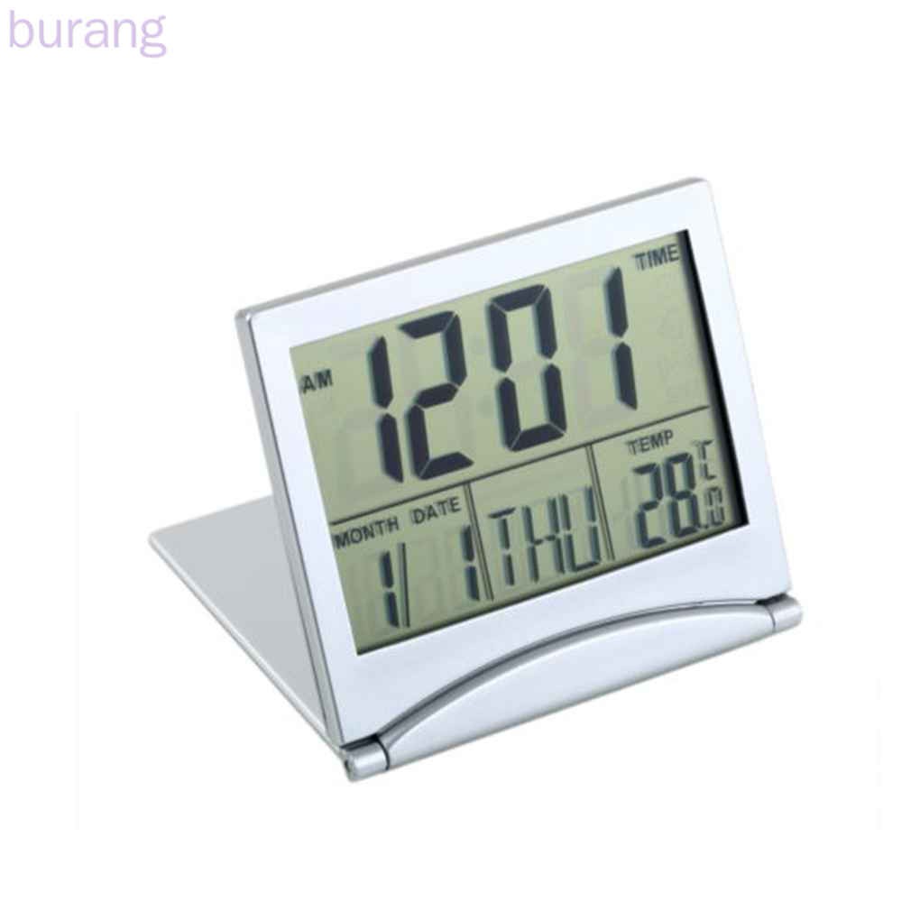Đồng hồ báo thức điện tử Flexible để bàn màn hình LCD