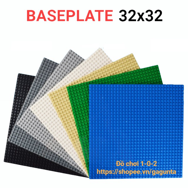 Đồ Chơi Tấm Nền Base Nhỏ 12 Màu 32x32 Hạt Kích Thước 25.6cm Hãng Wange