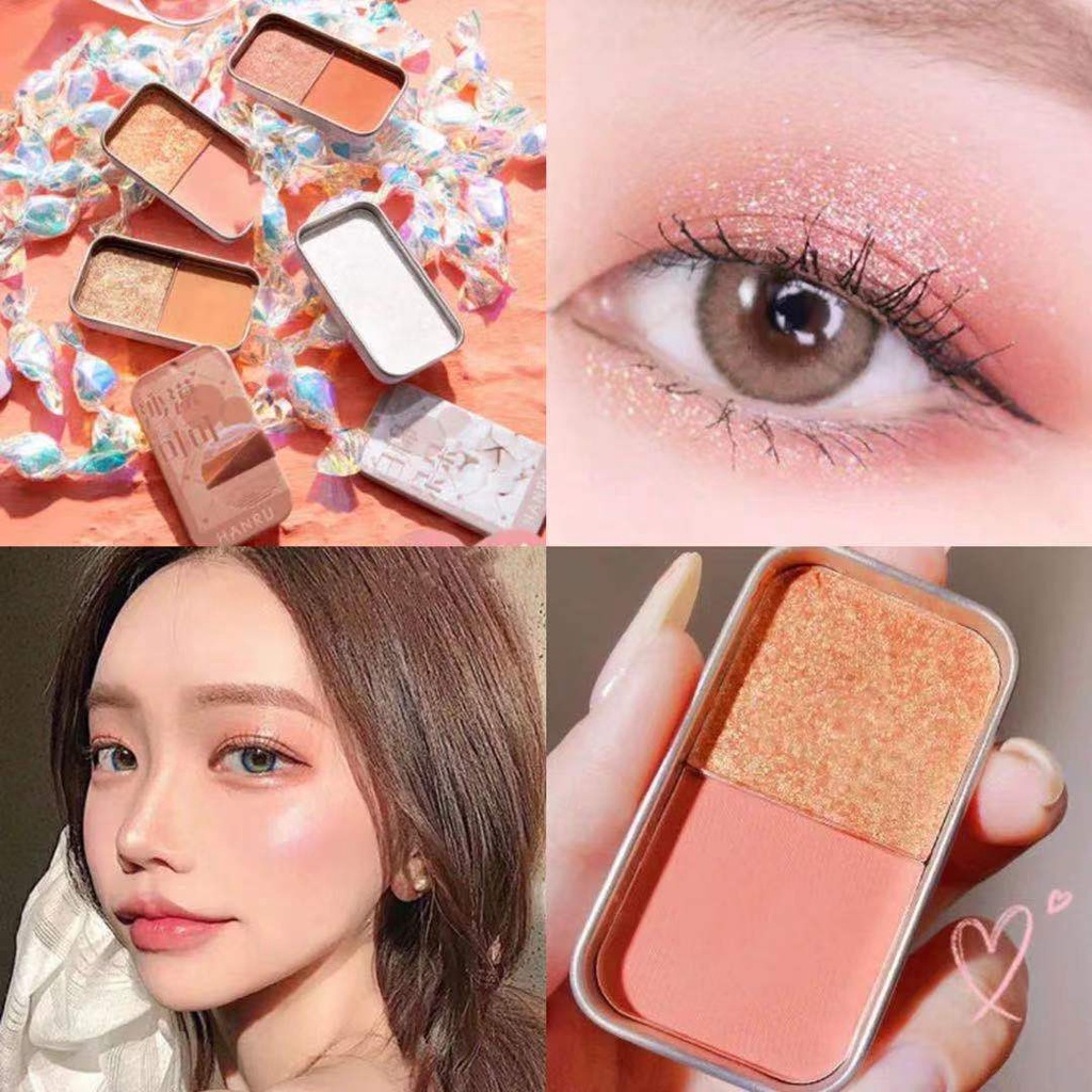 [Hàng mới về] Bảng phấn mắt hai màu độc đáo thời trang