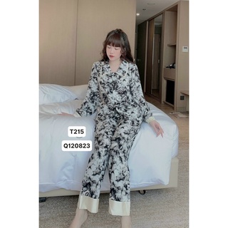 FREESHIP ĐỒ NGỦ TAY DÀI CHẤT LỤA MANGO