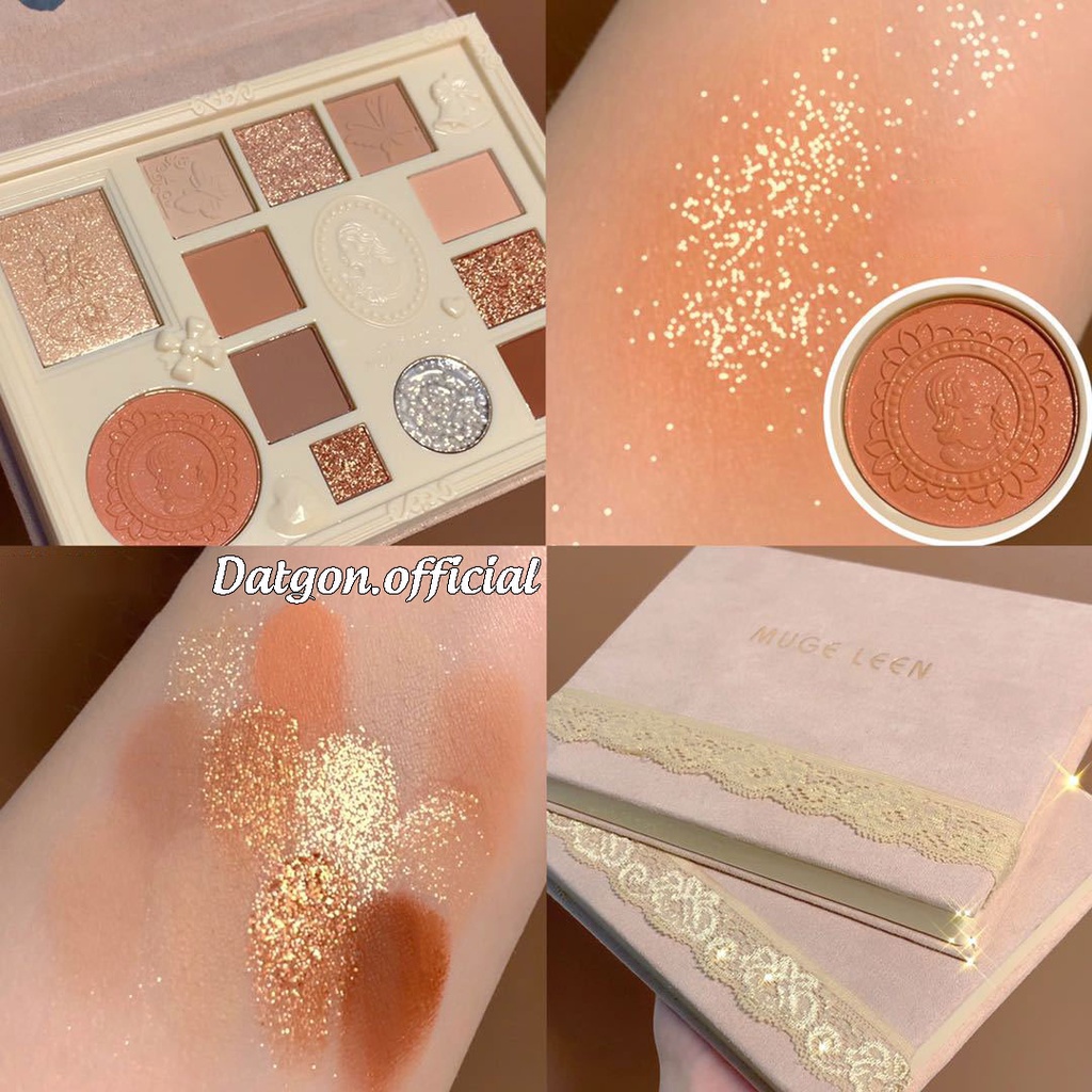Bảng phấn mắt Muge Leen, bảng mắt Ren nội địa hình cuốn sách Datgon