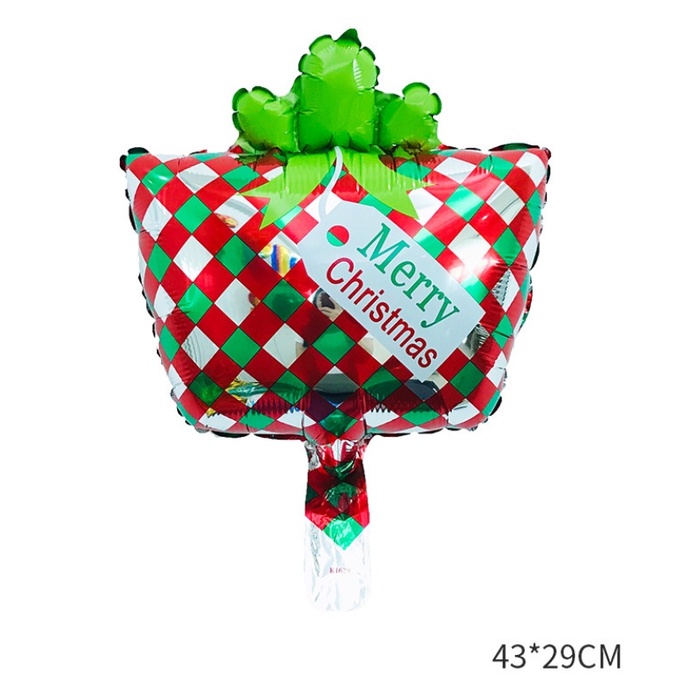 Bong bóng nhôm 16 inch hình ông già noel/người tuyết trang trí giáng sinh