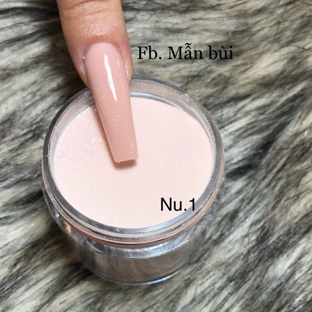 Bột đắp móng mỹ mã  Nude1 - hũ 30g- 10g