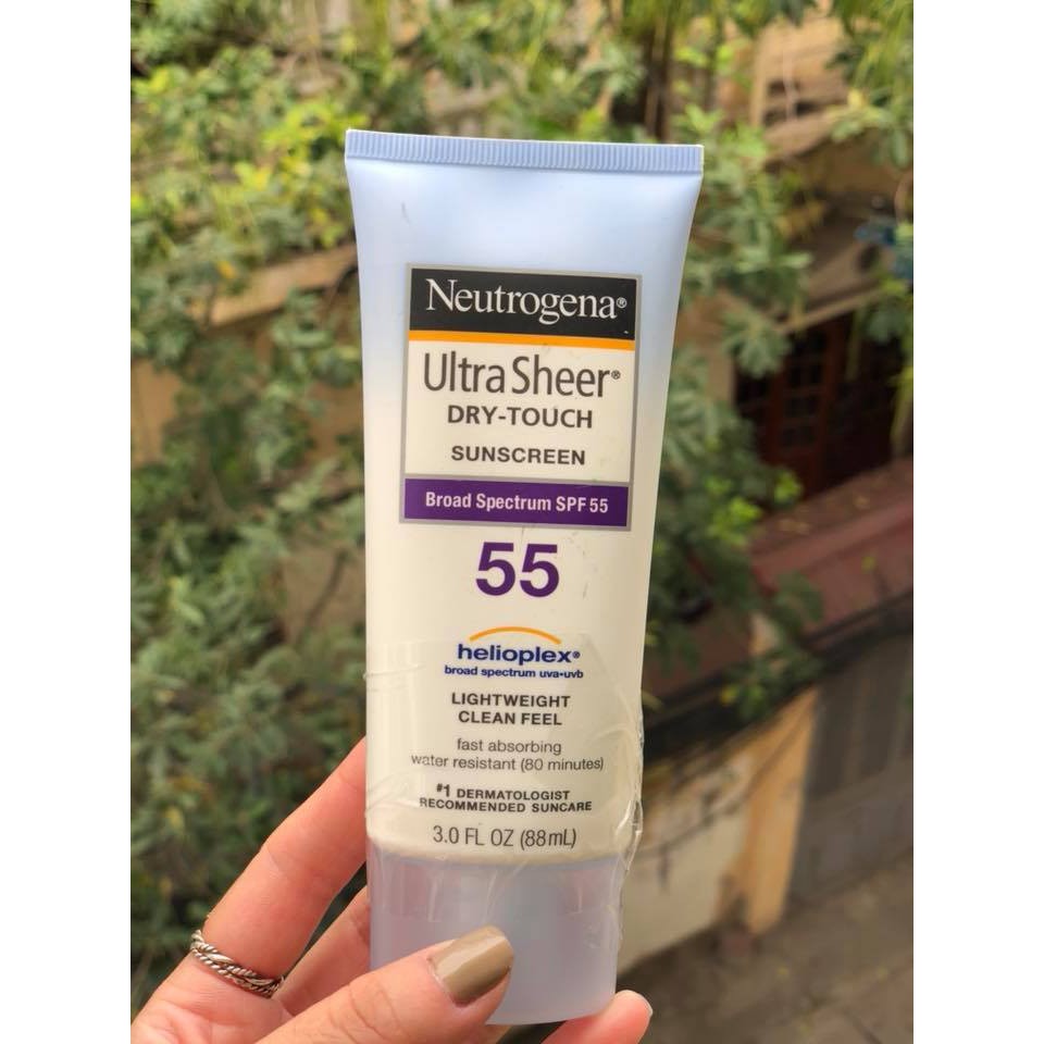 Kem chống nắng Neutrogena Ultra Sheer Dry Touch Suncreen Spf 55