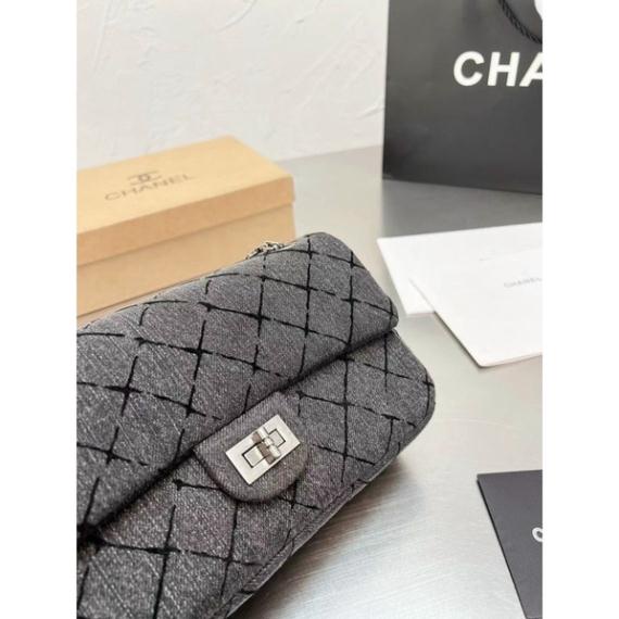 ✅Túi CC CLASSIC DENIM - size 25cm - Bản SUP [Fullbox]