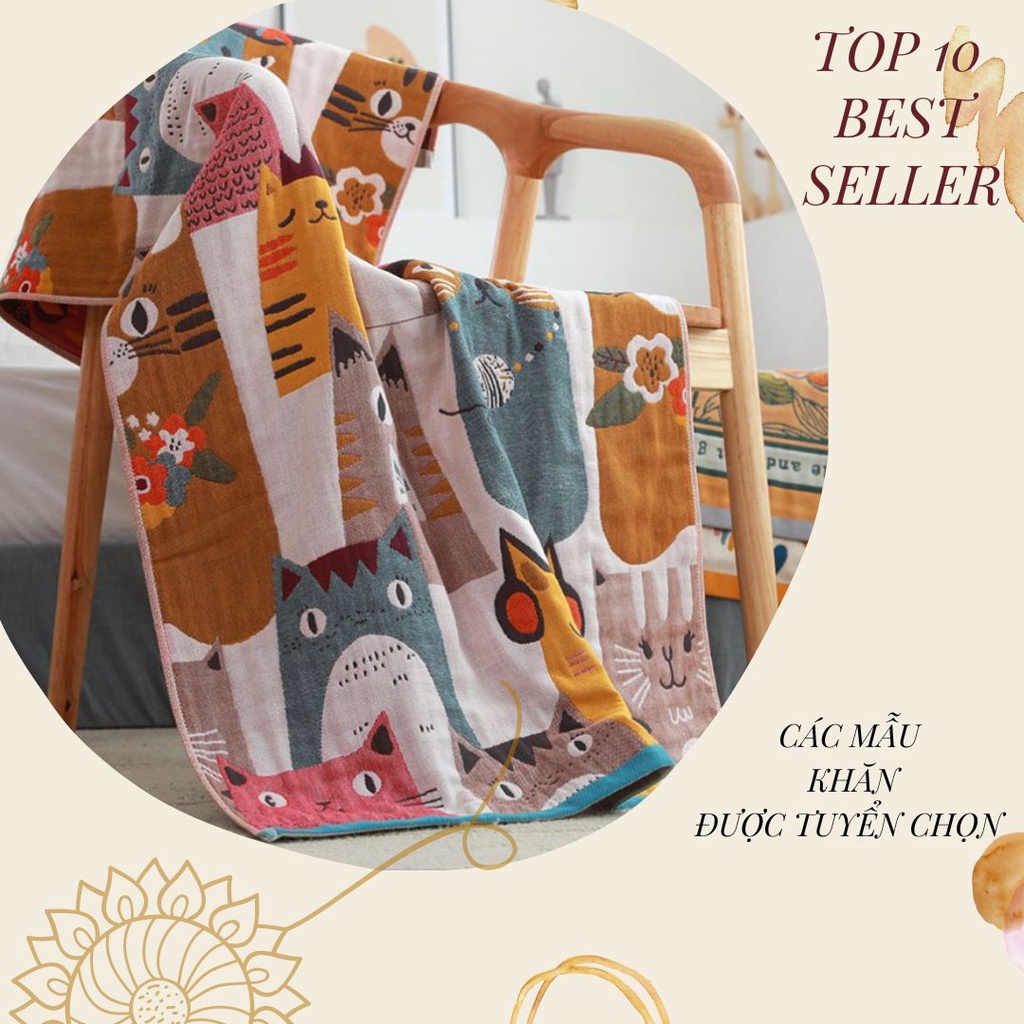 TH Khăn tắm Xô Chất cotton sợi tre Organic Nature100% (Size:140*75cm)
