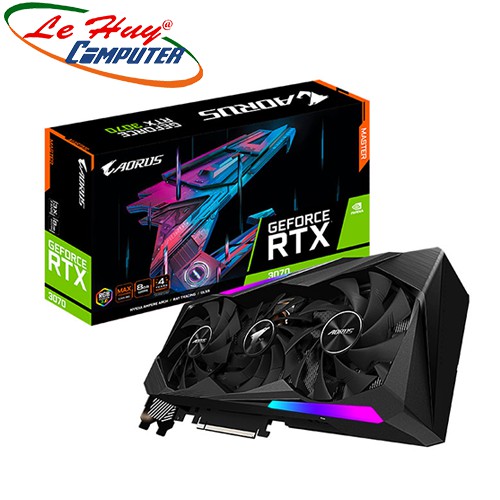 Card màn hình - VGA GIGABYTE AORUS RTX 3070 MASTER 8G (GV-N3070AORUS M-8GD)